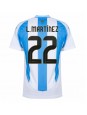 Argentina Lautaro Martinez #22 Domácí Dres Copa America 2024 Krátký Rukáv